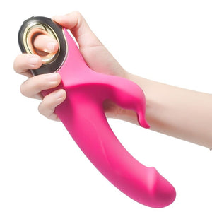 ARMONY - METEROR DILDO VIBRADOR COELHO ROTATOR FÚCSIA