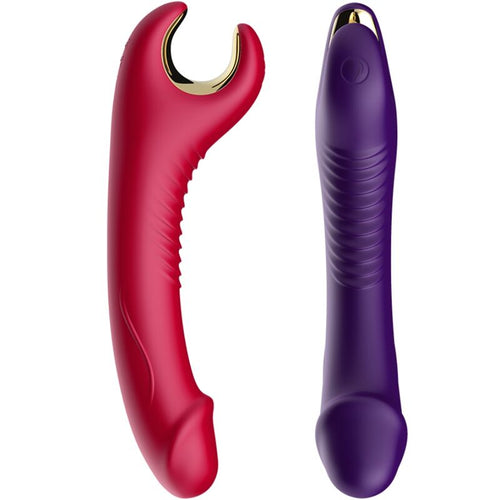 ARMONY - PRINCE DILDO VIBRADOR E ROTATOR VERMELHO