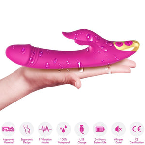 ARMONY - AMANT LICKING VIBRANDO CLITÓRIO E G-SPOT ROXO