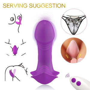 ARMONY - VIBRADOR DE APITO CONTROLE REMOTO INTRODUZÍVEL ROXO