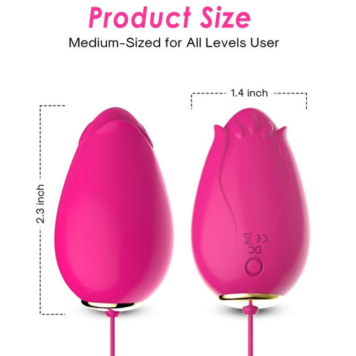 ARMONY - VIBRADOR DE OVO MANDALA G-SPOT CONTROLE REMOTO FÚCSIA