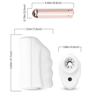 ARMONY - MASTER MASTURBADOR E VIBRADOR BRANCO