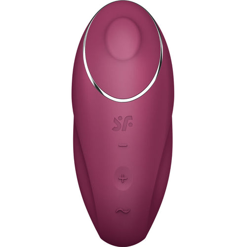 SATISFYER - TAP & CLIMAX 1 VIBRADOR LAY-ON VERMELHO