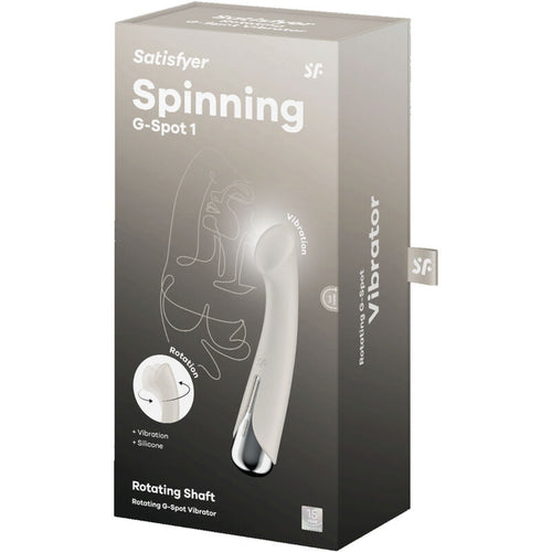 SATISFYER - SPINNING G-SPORT 1 VIBRADOR ROTATOR VERMELHO