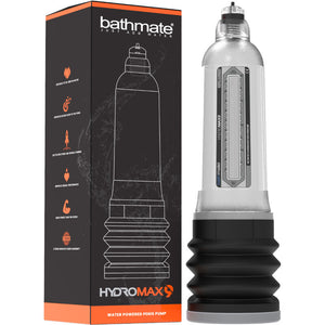 BATHMATE - HYDROMAX 9 BOMBA DE AUMENTO DO PÉNIS TRANSPARENTE