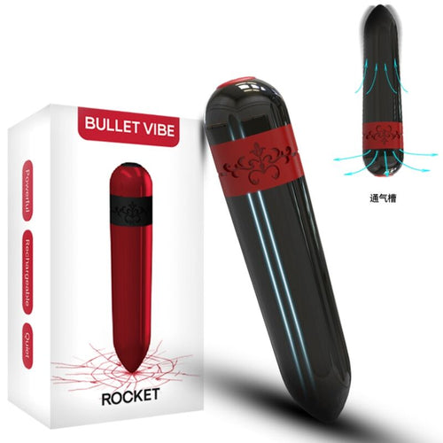 ARMONY - ROCKET VIBRADOR BALA CONTROLE REMOTO PRETO