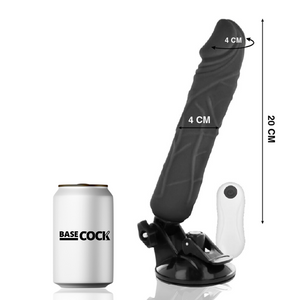 BASECOCK - VIBRADOR DE CONTROLE REMOTO NATURAL REALISTA 20 CM -O- 4 CM