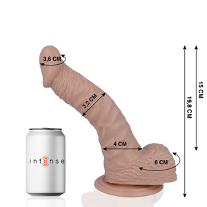 MR INTENSE - 18 REALISTIC PENIS 19.8 CM -O- 3.2 CM