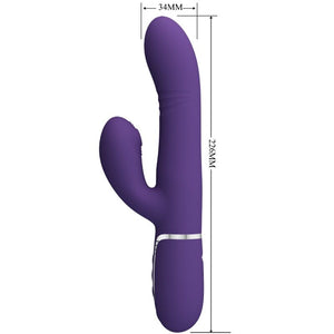 PRETTY LOVE - VIBRADOR MULTIFUNÇÃO G-SPOT ROXO