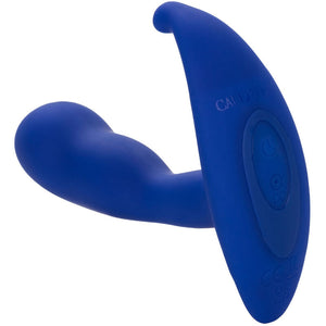 CALEXOTICS - ADMIRAL ESTIMULADOR ANAL CURVO E VIBRADOR AZUL