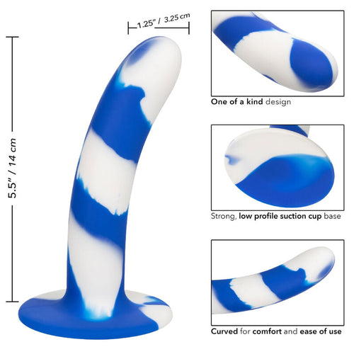 CALEXOTICS - ADMIRAL SWIRL DILDO FLEXÍVEL