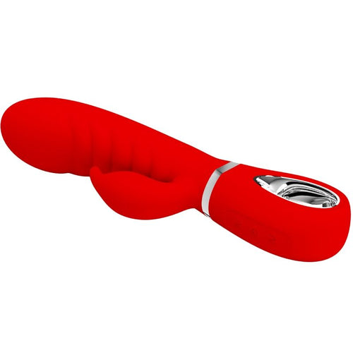 PRETTY LOVE - VIBRADOR PRESCOTT MULTIFUNO G-SPOT VERMELHO