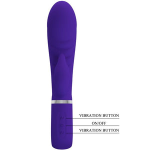 PRETTY LOVE - VIBRADOR PRESCOTT MULTIFUNO G-SPOT ROXO