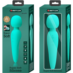 PRETTY LOVE - MAREDITH MASSAGER 12 MODOS DE VIBRAO AQUA GREEN