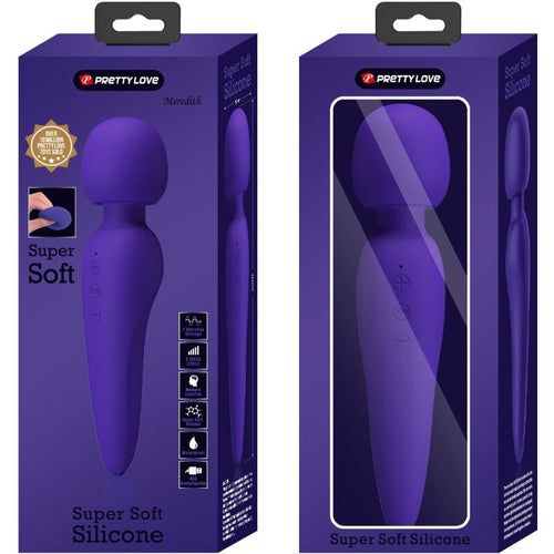 PRETTY LOVE - MAREDITH MASSAGER 12 MODOS DE VIBRAO ROXO