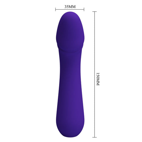 PRETTY LOVE - VIBRADOR RECARREGVEL CETUS ROXO