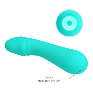 PRETTY LOVE - VIBRADOR RECARREGVEL CETUS AQUA VERDE