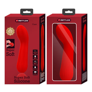 PRETTY LOVE - VIBRADOR RECARREGVEL FAUN VERMELHO