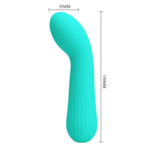 PRETTY LOVE - VIBRADOR RECARREGVEL FAUN AQUA VERDE