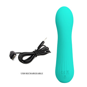 PRETTY LOVE - VIBRADOR RECARREGVEL FAUN AQUA VERDE