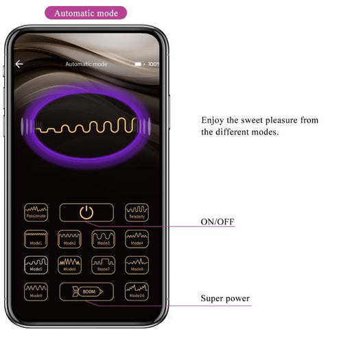 PRETTY LOVE - ELVIRA KEGEL BALLS APP CONTROLE REMOTO ROXO