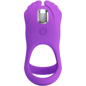 PRETTY LOVE - SILAS ANEL PARA PÊNIS VIBRANTE 7 VIBRAÕES SILICONE ROXO