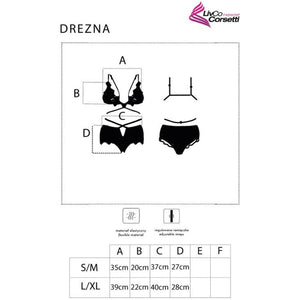 LIVCO CORSETTI FASHION - DREZNA LC 90733 BRA + CALA PRETA