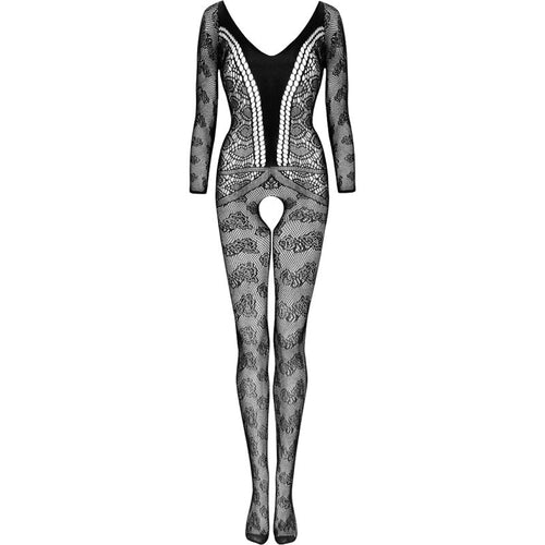 LIVCO CORSETTI FASHION - CORDILL LC 17358 BODYSTOCKING PRETO TAMANHO ÚNICO