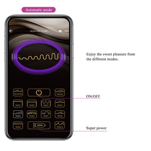 PRETTY LOVE - HECTOR VIBRADOR ELECTROSHOCK POR APP CONTROL ROXO