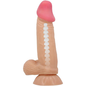 PRETTY LOVE - SÉRIE SLIDING SKIN DILDO REALÍSTICO COM VENTOSA DESLIZANTE PELE 19,4 CM