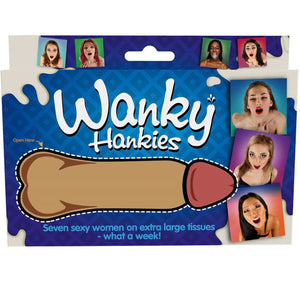 SPENCER & FLEETWOOD - WANKY HANKIES 7 LENÇOS EXTRA GRANDES PARA MULHERES