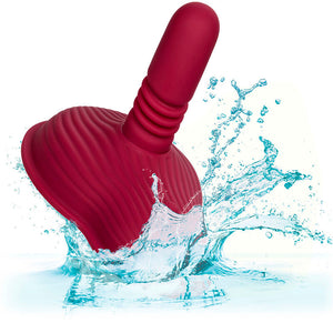 CALEXOTICS - RIDER MASSAGER DUPLO MOTOR CONTROLE REMOTO VERMELHO