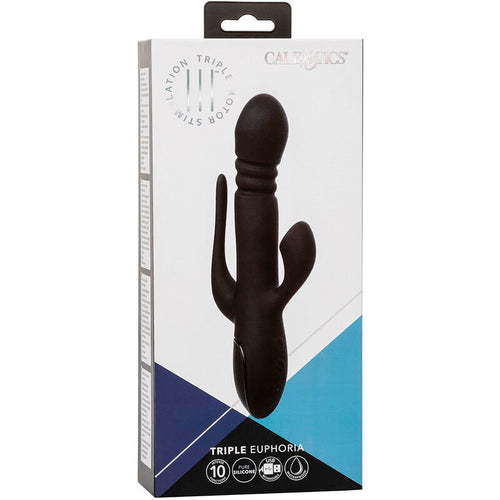 CALEXOTICS - VIBRADOR TRIPLO EUPHORIA PRETO