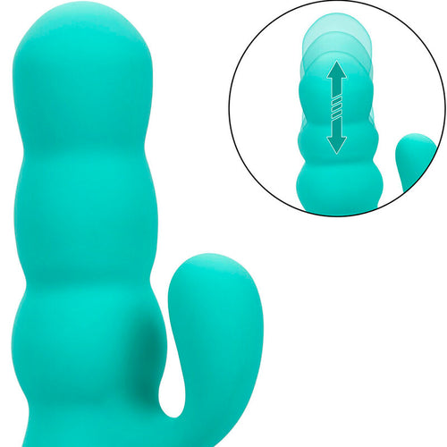 CALEXOTICS - VIBRADOR DEL MAR DIVA RABBIR AQUA GREEN POR CALIFORNIA DREAMING