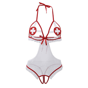 SUBBLIME - FANTASIA DE ENFERMEIRA SEXY CROTCHLESS S/M