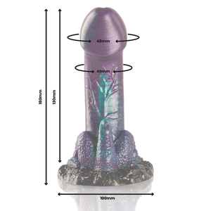 EPIC - BASILISK DILDO DUPLO ESCAMOSO PRAZER TAMANHO PEQUENO