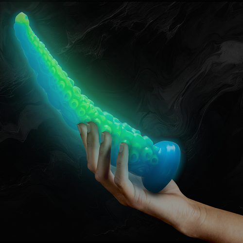 EPIC - SCYLLA FLUORESCENTE FINO TENTCULO DILDO TAMANHO GRANDE