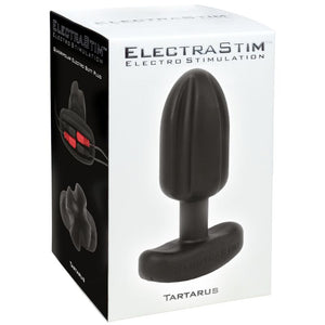 ELECTRASTIM - PLUG ANAL TARTARUS QUADRIPOLAR SILICONE PRETO