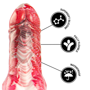 EPIC - HELIOS DILDO COM TESTÍCULOS CALOR E ÊXTASE