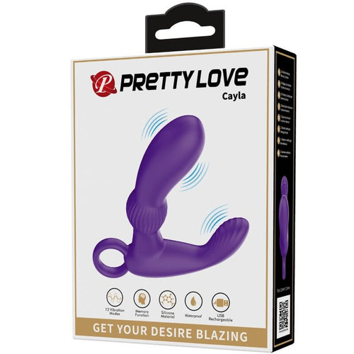 PRETTY LOVE - CAYLA MASSAGEADOR VIBRADOR ANAL LILA