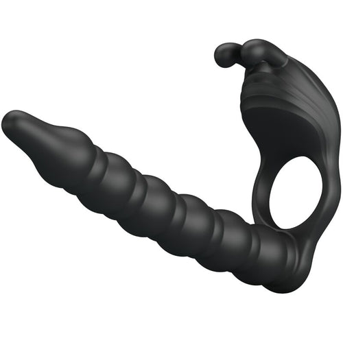 PRETTY LOVE - BLACKNEY ANÉIS PARA PÊNIS COM PLUG VIBRADOR