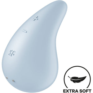 SATISFYER - VIBRADOR DEW GOTA LAY-ON BRANCO