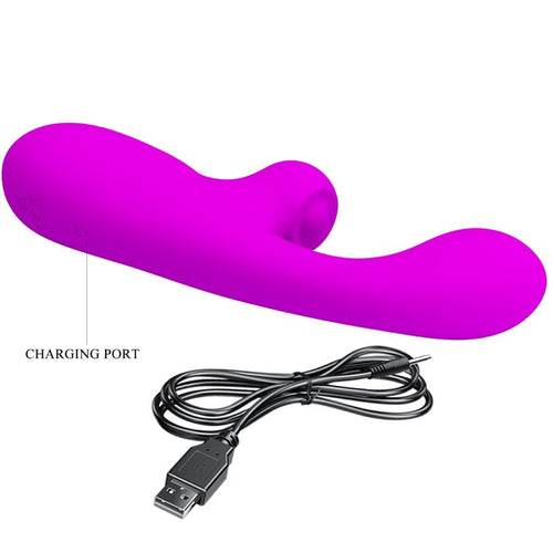 PRETTY LOVE - SKYLAR VIBRADOR ESTIMULADOR ROXO