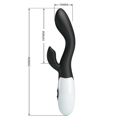 PRETTY LOVE - BRIGHTY VIBRADOR G-SPOT PRETO