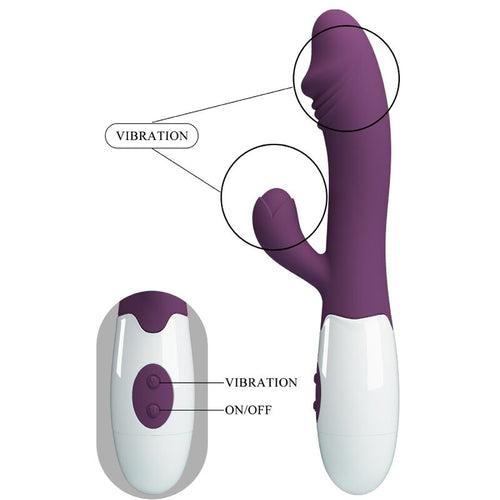 PRETTY LOVE - VIBRADOR SNAPPY G-SPOT ROXO