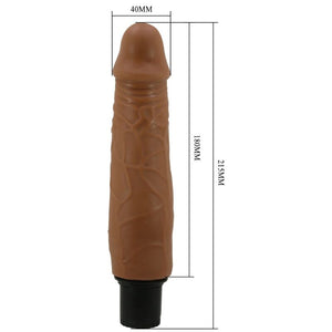 PRETTY LOVE - WALDORF VIBRADOR REALÍSTICO 18 CM -O- 4 CM