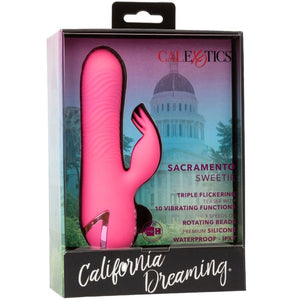 CALEXOTICS - SACRAMENTO SWEETIE VIBRADOR COELHO ROSA POR CALIFORNIA DREAMING