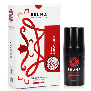 BRUMA - VIBRADOR LÍQUIDO ULTRA DESLIZANTE MORANGO 15 ML