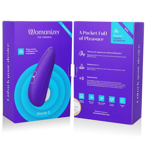 WOMANIZER - STARLET 3 ESTIMULADOR CLITORIAL INDIGO