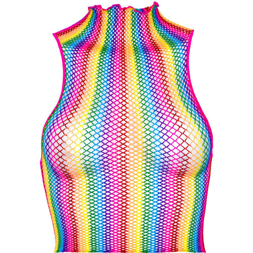 LEG AVENUE - TOP NET MULTICOLOR